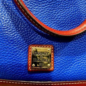 Dooney & Bourke Pebble Grain Royal Blue Satchel